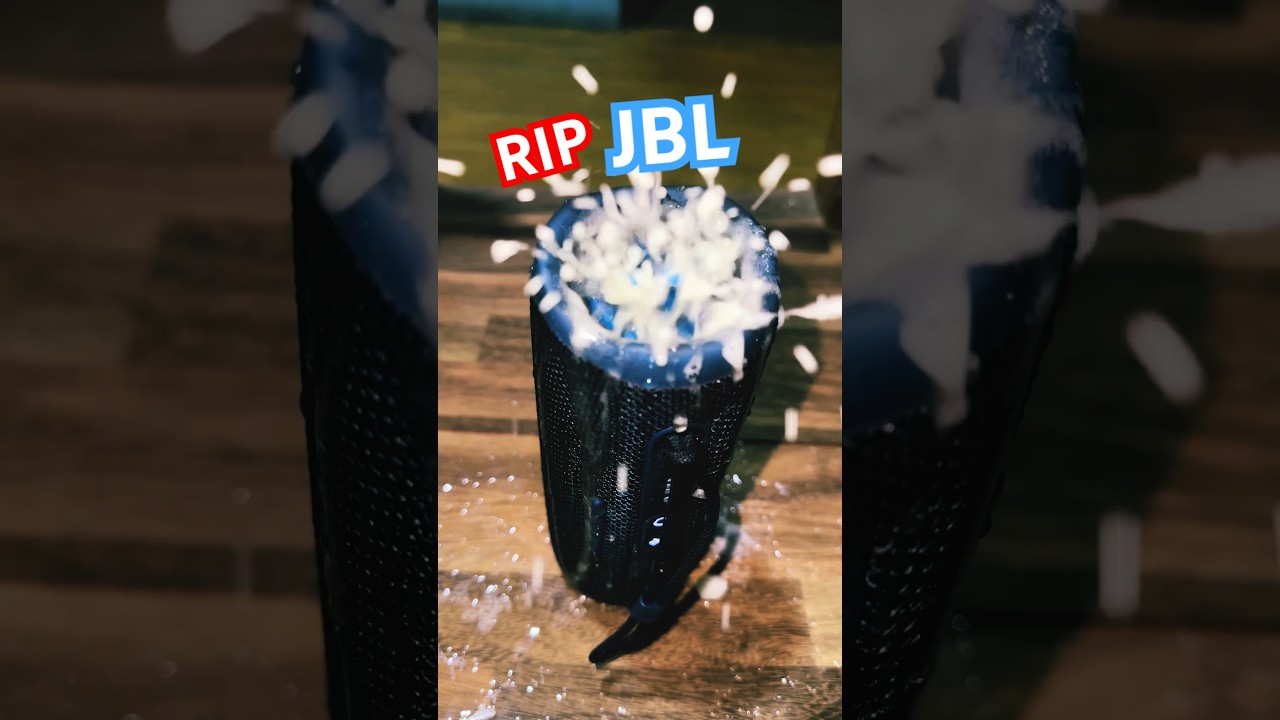 RIP JBL Flip6. #shorts #ripjbl #bassboosted #basschallenge #jblspeaker #jblblast #audioadventure
