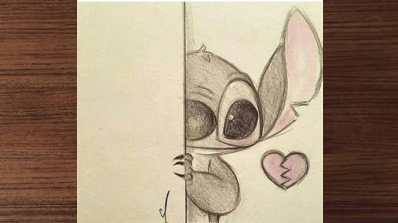 How to Draw Stitch |Easy Cartoon drawing step by step