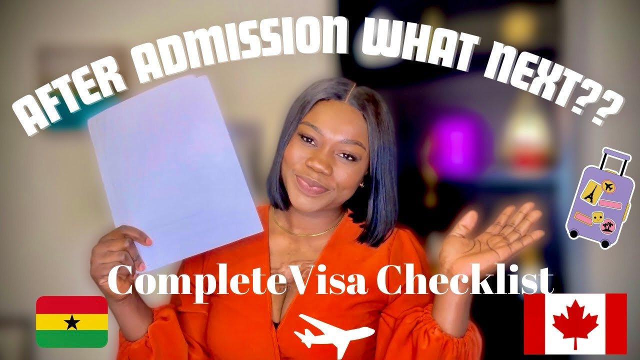 COMPLETE STUDY VISA APPLICATION CHECKLIST IN CANADA 🇨🇦 | NEXT STEPS AFTER ADMISSION| #canada