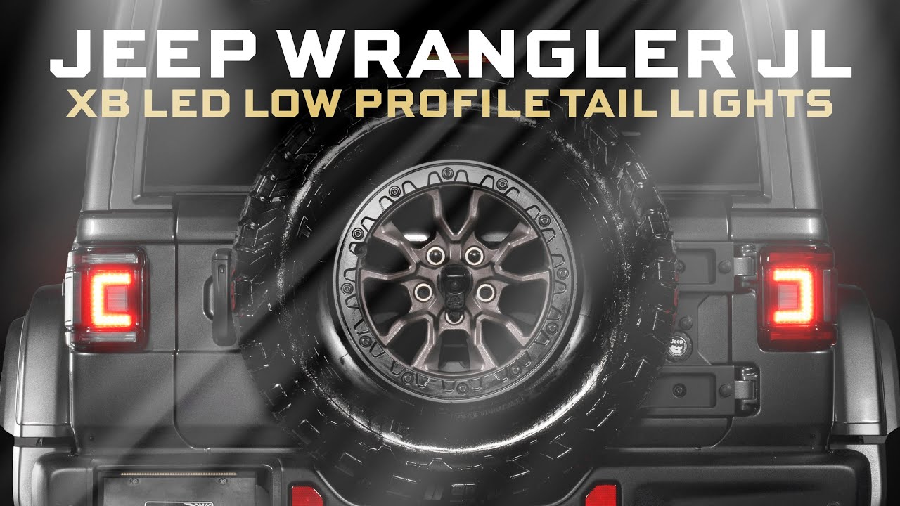 Лучший вариант низкопрофильных задних фонарей для Jeep Wrangler JL 2018+ | Обзор задних фонарей M...