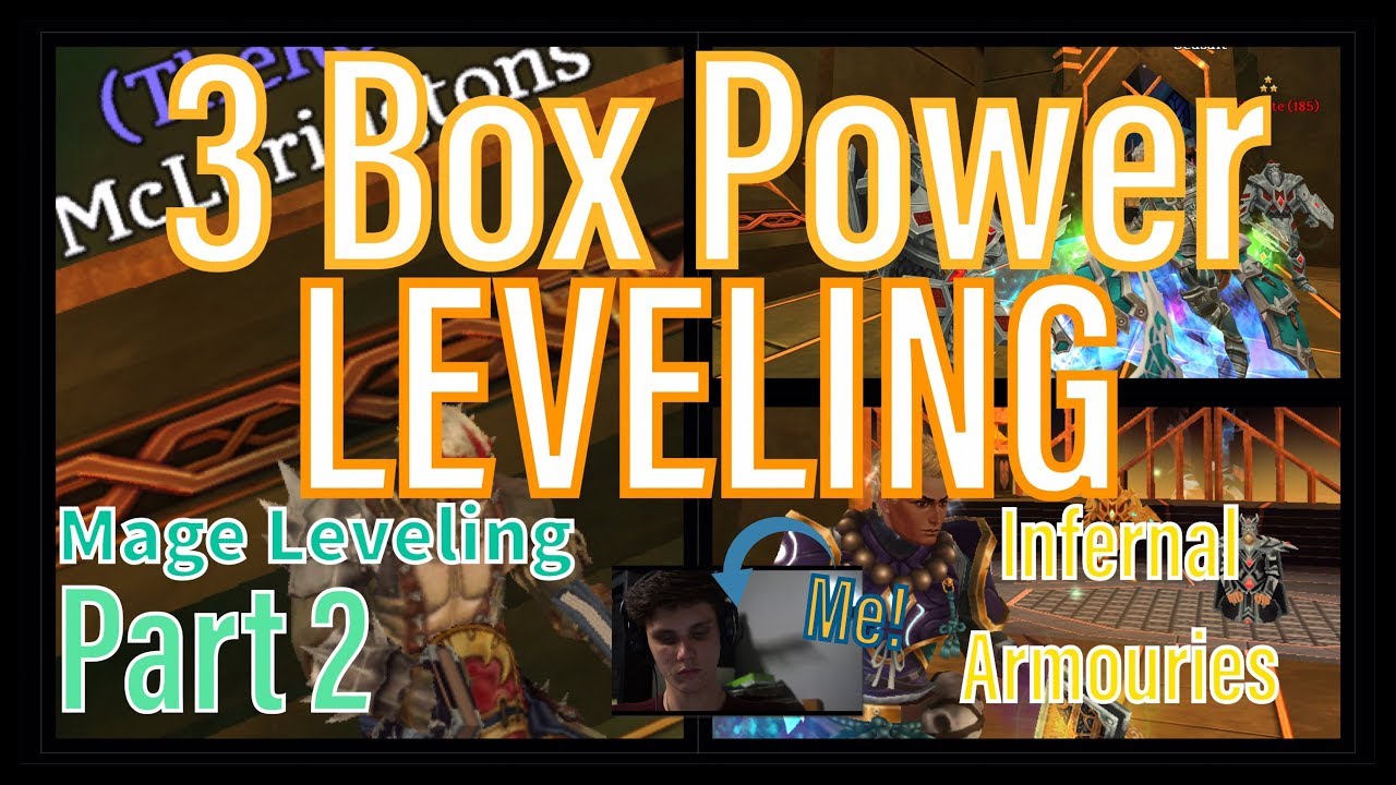 Celtic Heroes | 3 Box Power Leveling | Mage Lvl 180 Part 2