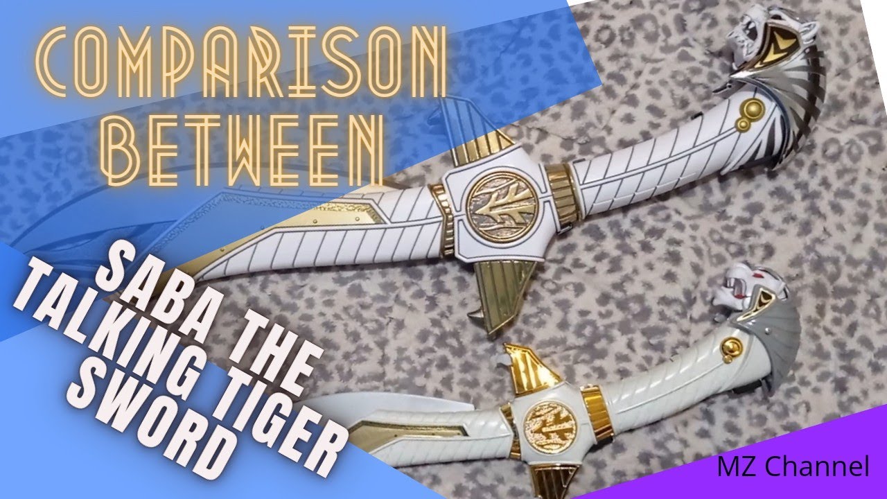 Mighty Morphin Power Ranger Saba The Talking Tiger Saber Legacy and Japan Dairanger Version