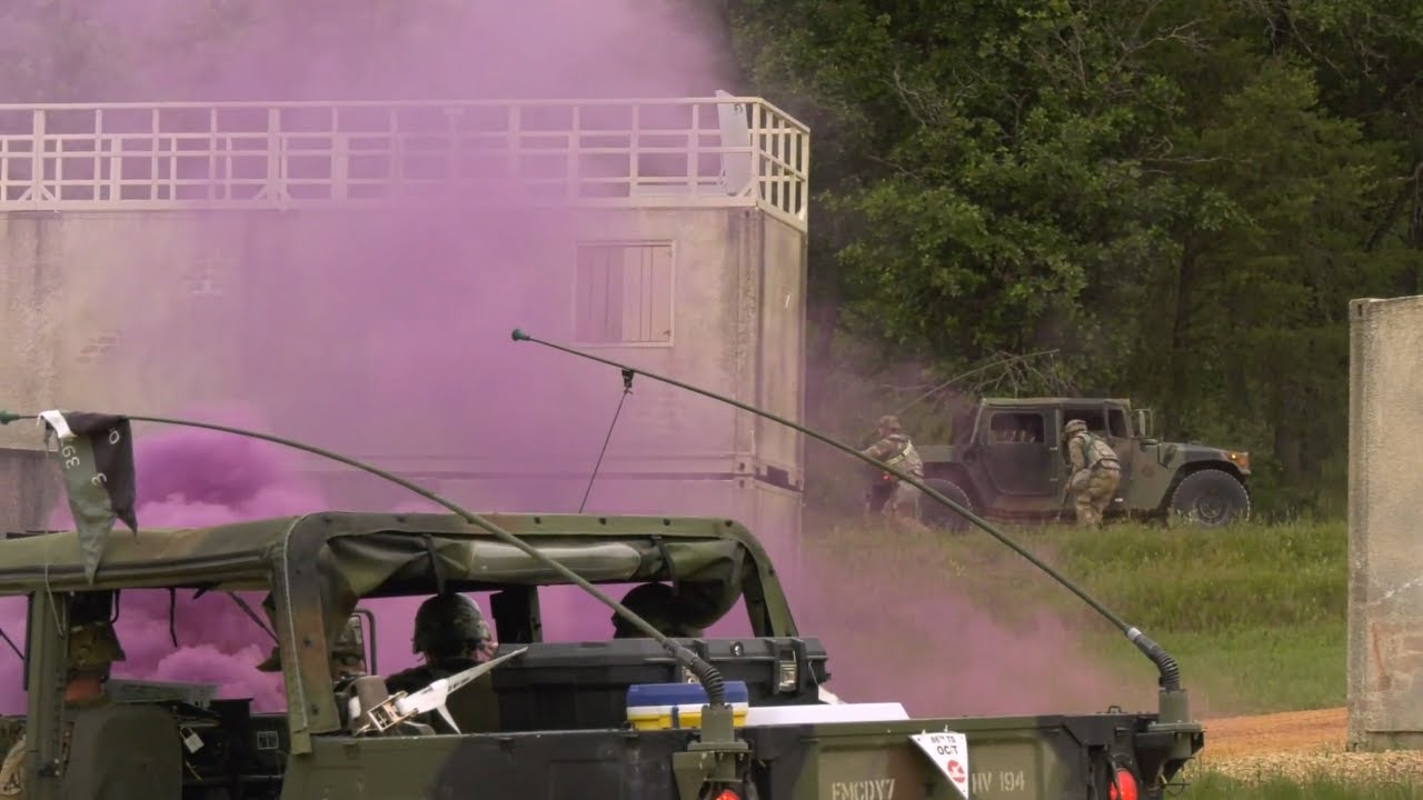 U.S. Army Reserve Soldiers conduct convoy operations during WAREX 86-21-03 at Fort McCoy, WI