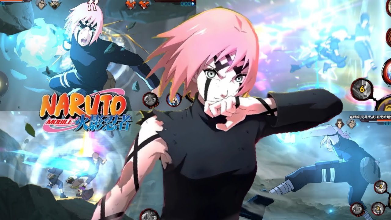 Sakura (Ninja War) - pvp Gameplay | Naruto Mobile | 火影忍者手游.忍战樱 #naruto #sakura #火影忍者手游 