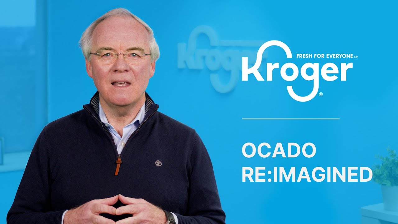Rodney McMullen , Chairman & CEO of Kroger, talks at the Ocado Re: Imagined event