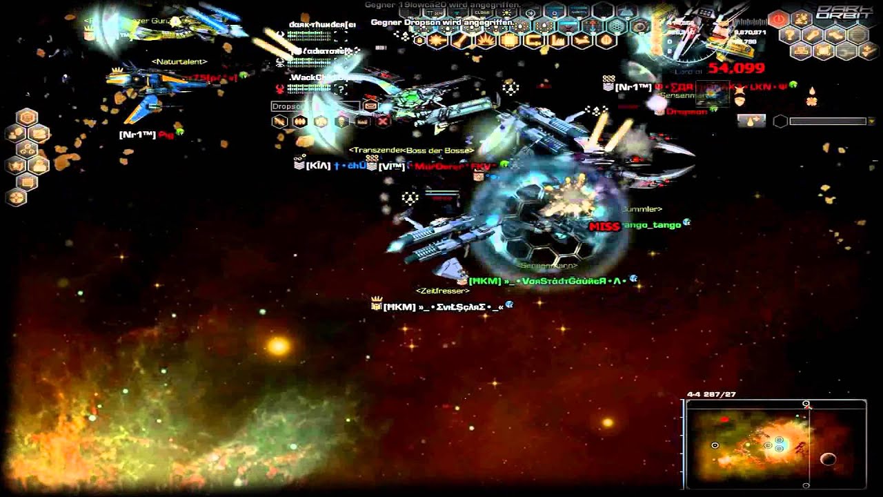 Darkorbit: HKM Try to Stop us!