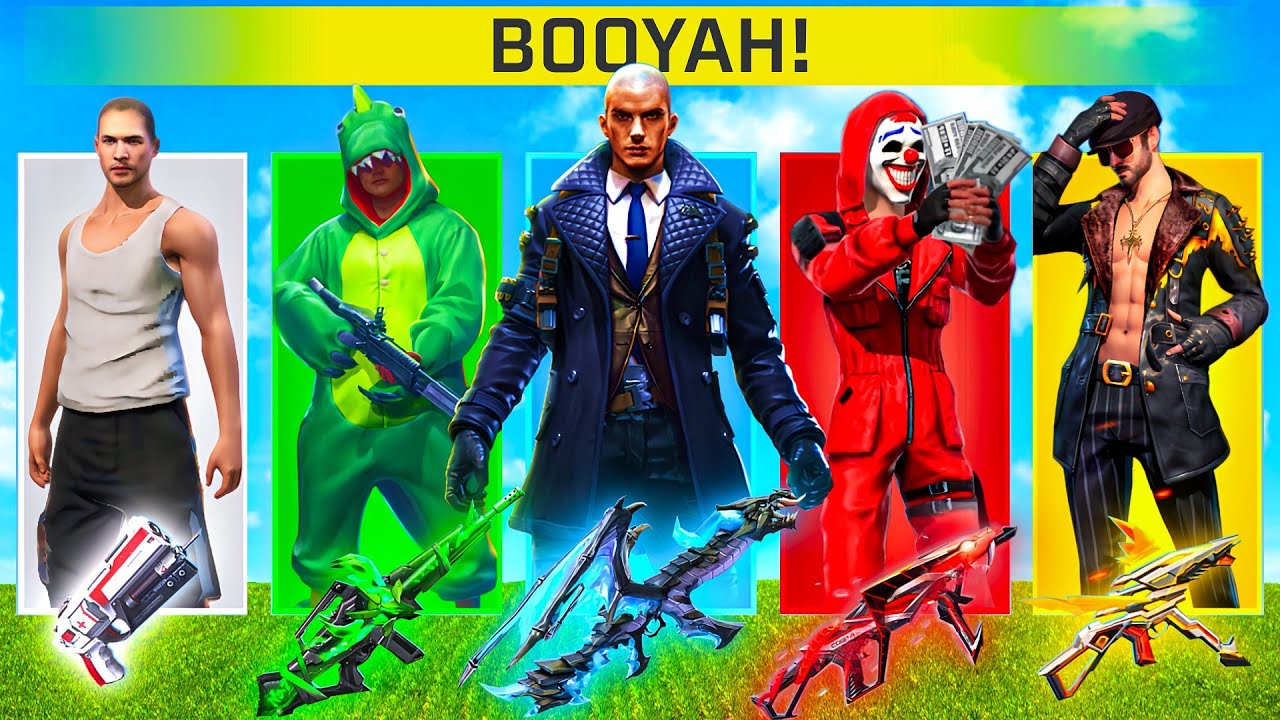 The *RANDOM* SKIN CHALLENGE In Free Fire!