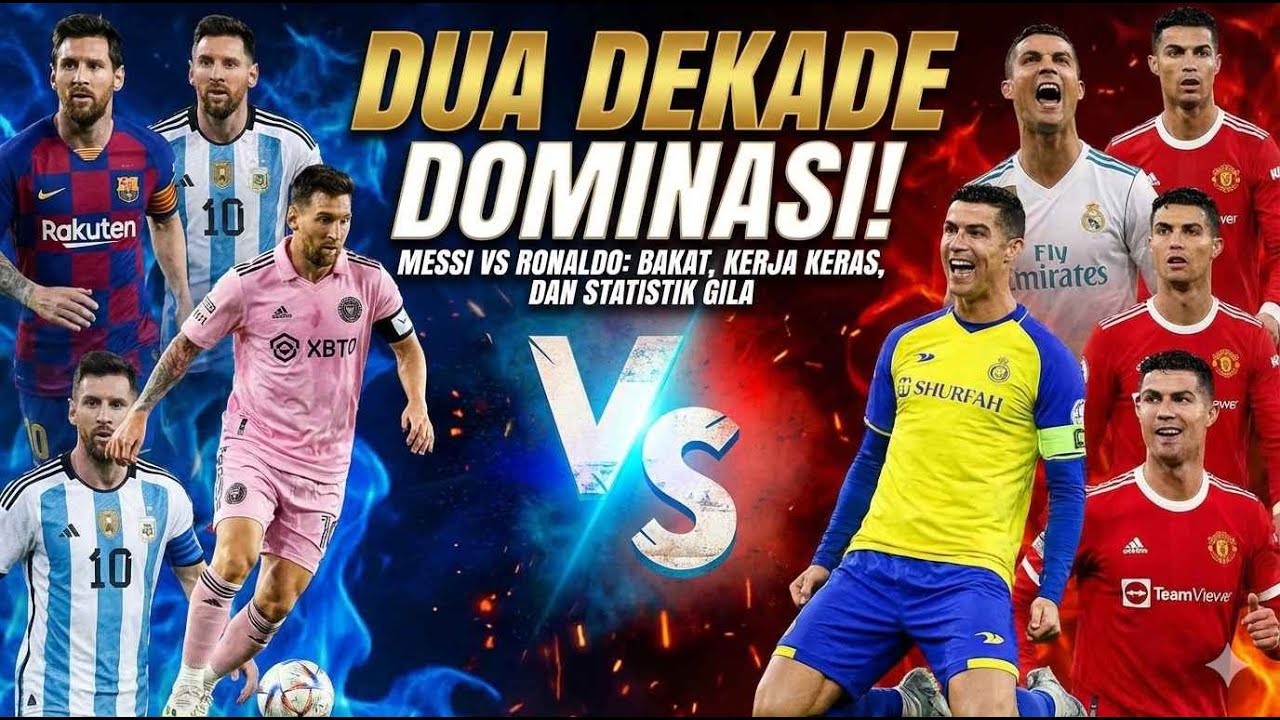 LEBIH DARI SEKADAR DEBAT 👑 Messi vs Ronaldo