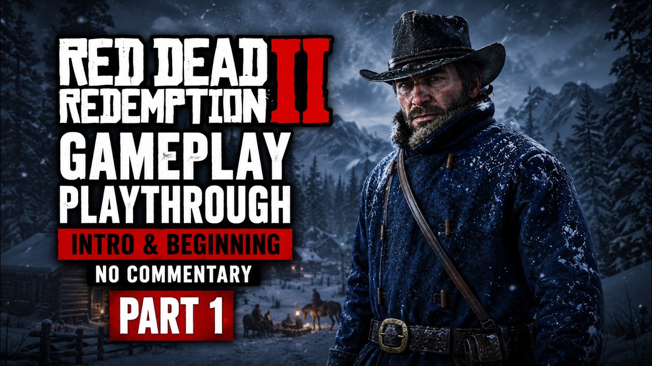 Red Dead Redemption 2 - Full Playthrough | Intro & Beginning | No Commentary | Part 1