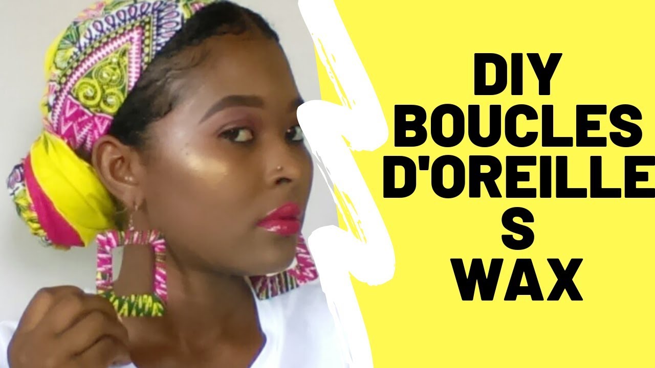 Diy: boucles d'oreilles wax