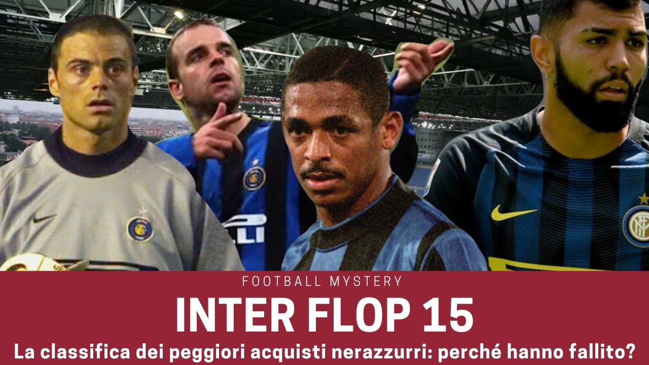 I 15 PEGGIORI acquisti dell'INTER: flop 15 Serie A