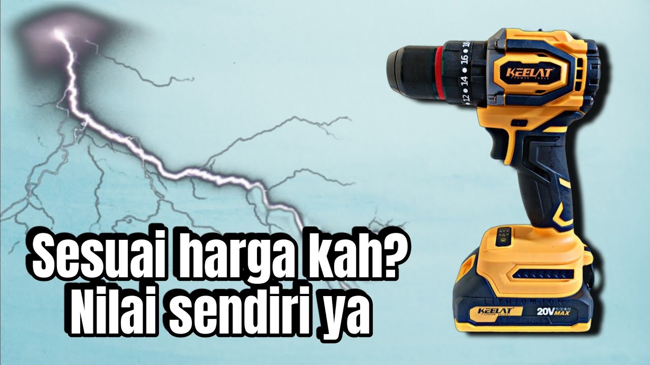 UNBOXING REVIEW & TES KEELAT KCD011 BRUSHLESS