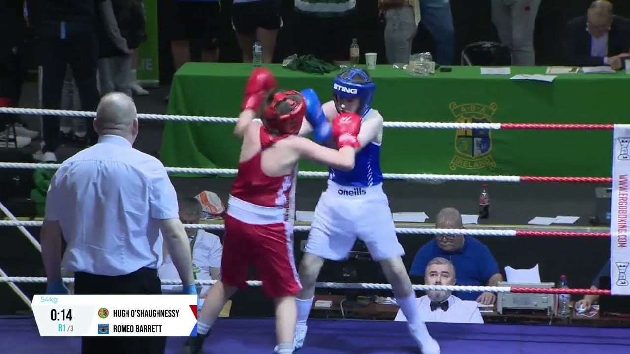 2024 National BG1 Championship: 54kg Hugh O’Shaughnessy (St Conleths) v Romeo Barrett (Titans)