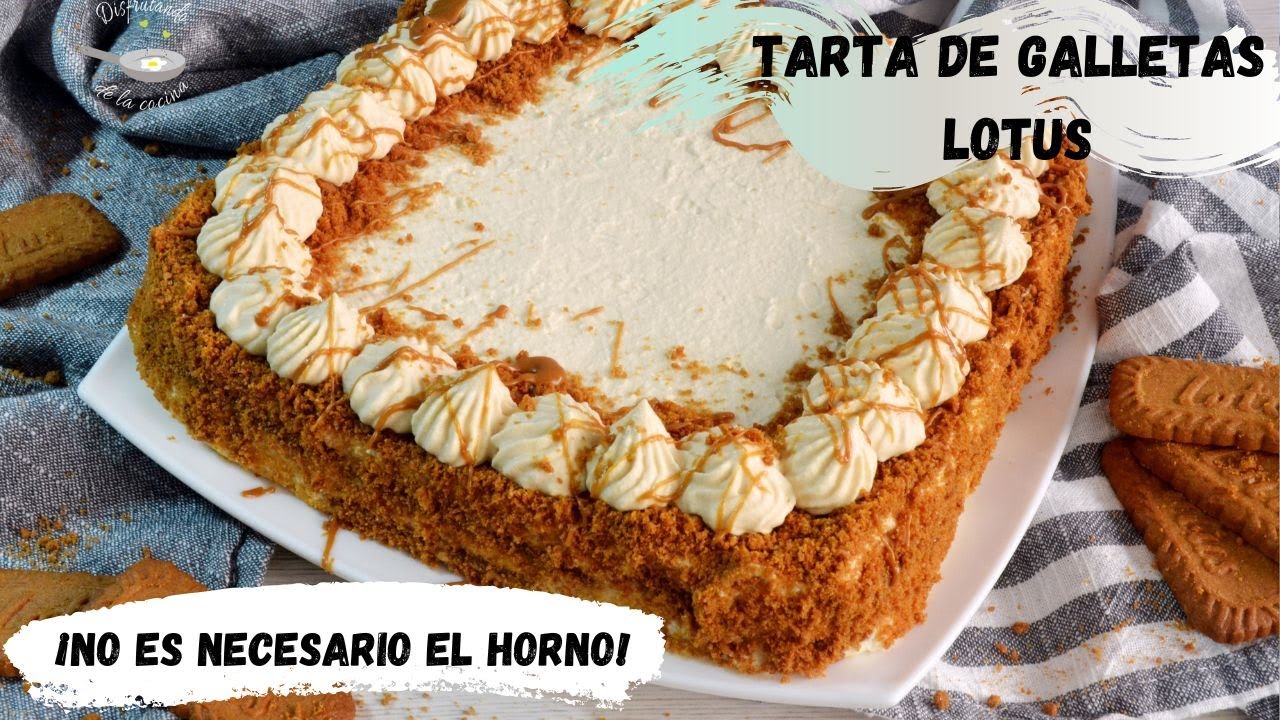 ¡Haz una Tarta de galletas de Lotus SIN HORNO con esta receta fácil!❗❗ 🍰 | 4️⃣ INGREDIENTES ❗