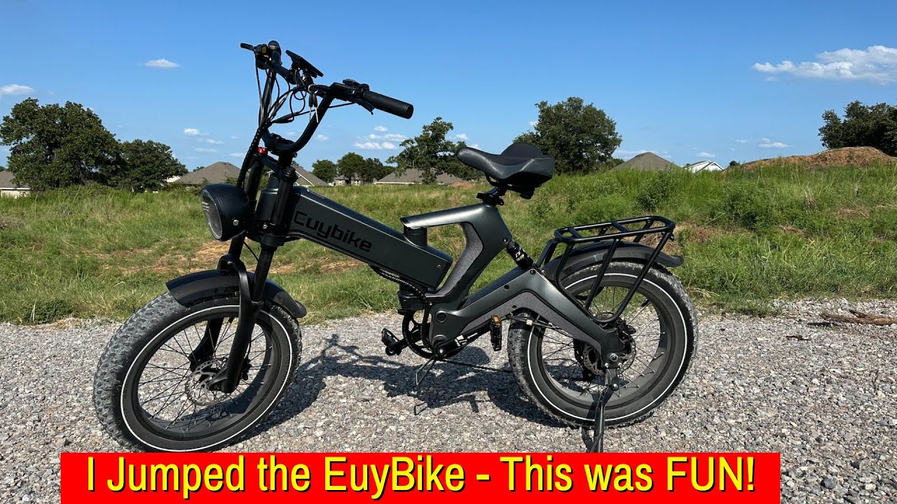 EUYBike K6 Pro — необычный складной электровелосипед с полной подвеской и толстыми шинами. Но он ...