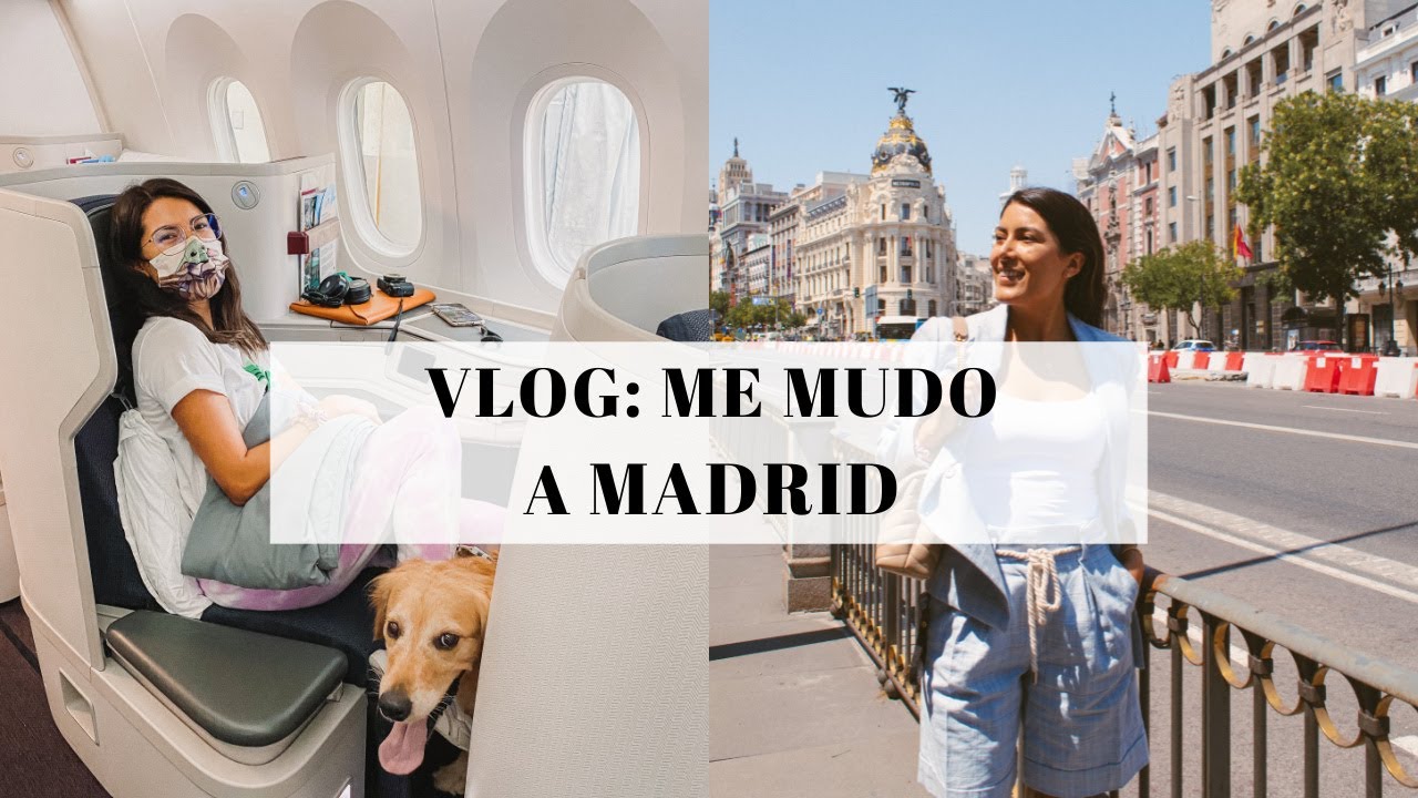 VLOG: ME MUDO A MADRID (PARTE 1) - Clase premier de Aeroméxico, Madrid y Toledo | Mar Espejo