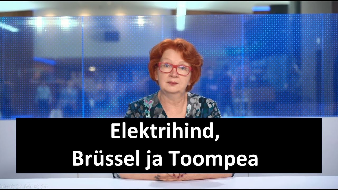 Jana Toom: energiahindasid on võimalik Euroopa Liidu tasandil alla tuua