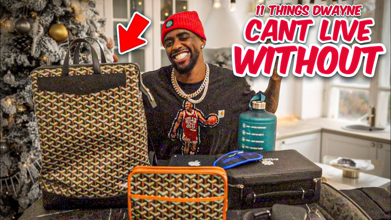 11 THINGS DWAYNE BACON CAN'T LIVE WITHOUT | VLOGMAS !!