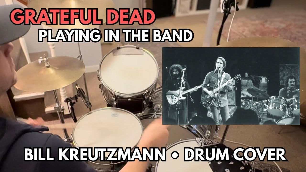 RIP Bob Weir “Playing in the Band” Grateful Dead Drum Cover 
