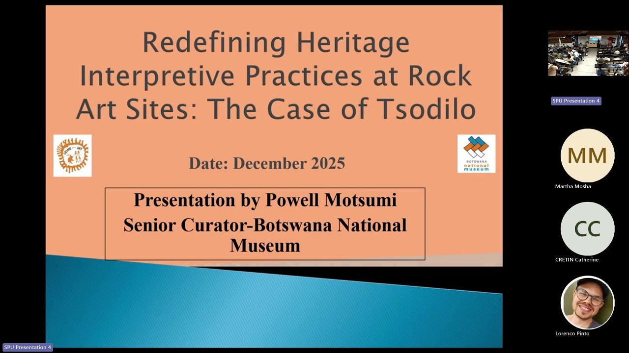 Session 6 – Motsumi – Redefining rock art heritage interpretation