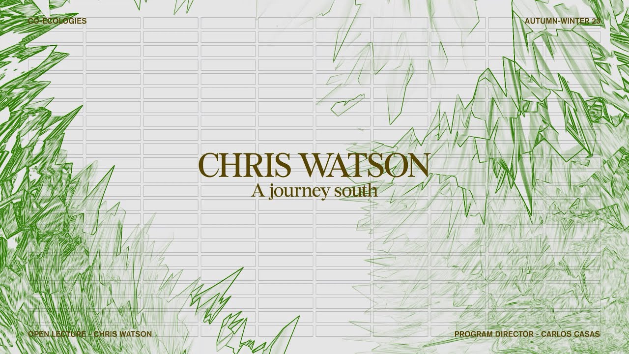 Chris Watson, musician and sound recordist (UK)