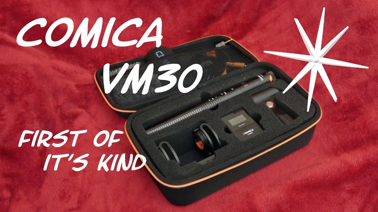 Comica VM30 - Is this the first of a kind? A Wireless Shotgun mic!!
