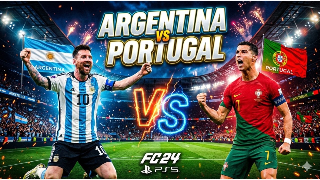 Messi vs Ronaldo? 🐐 Argentina vs Portugal - EA Sports FC 24 Cinematic Match
