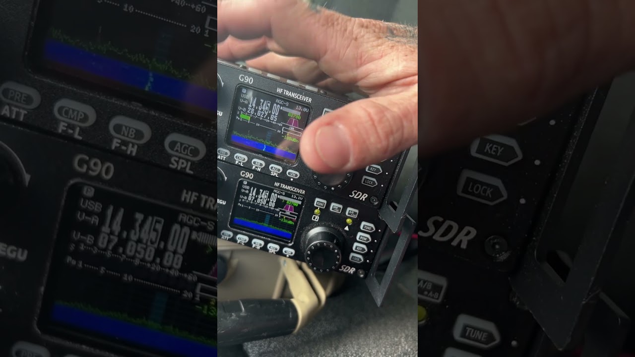 Xiegu G90 firmware difference. This is the new 1.80b vs the 1.80 firmware. More in depth video soon.