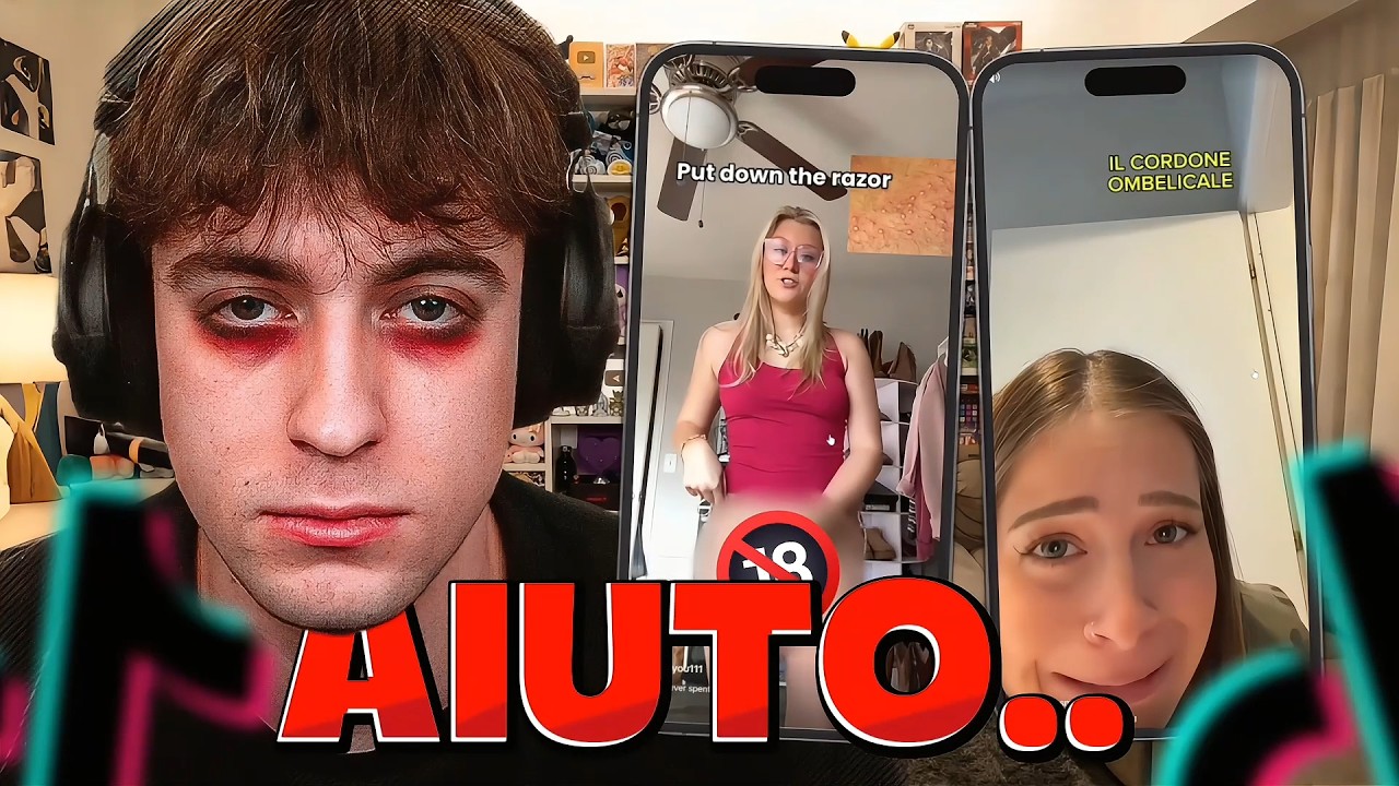 LOLLO REAGISCE ai TikTok pi&ugrave; STRANI e INQUIETANTI di SEMPRE!!😳