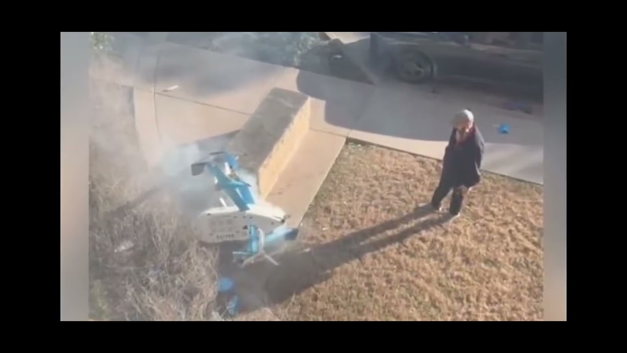 Amazon Drone Crashes into Apartment Building 