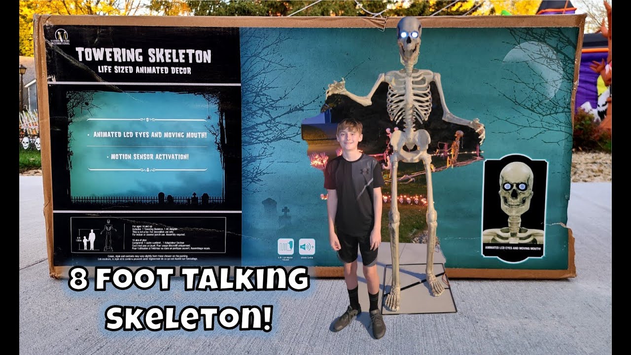 Best Buy's 8 Foot Talking Skeleton! | StewarTV
