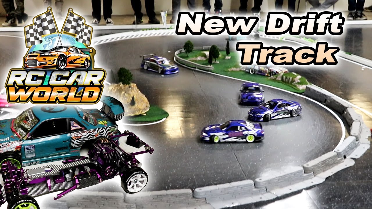 RC Drift Cars - New drift Track at RC Car World
