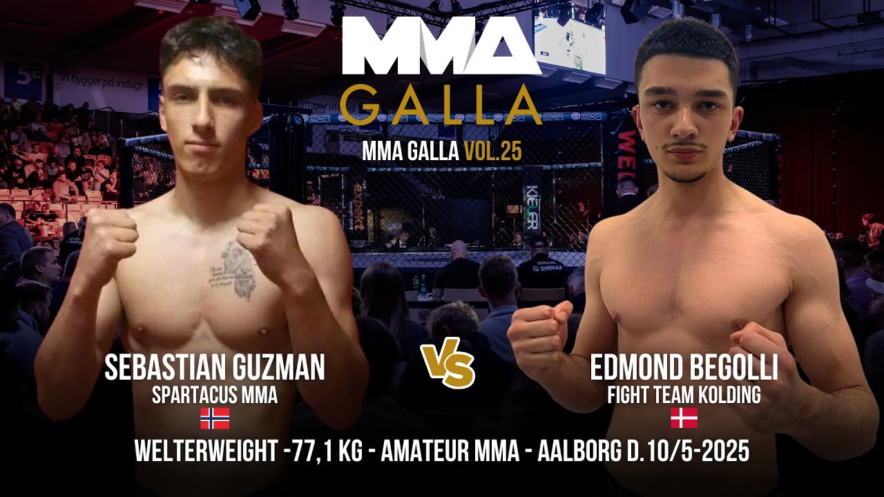 Sebastian Guzman - Spartacus MMA (NO) Vs. Edmond Begolli - Fight Team Kolding (DK)