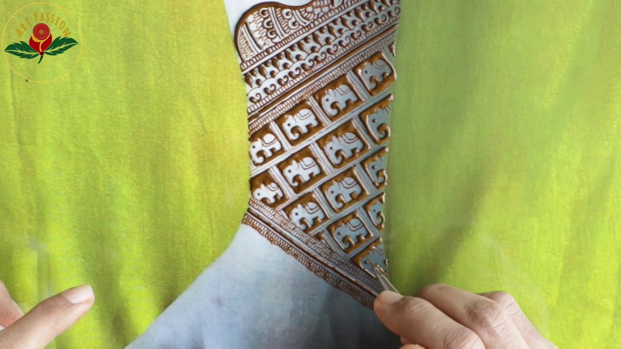 Karwachauth 2020 Special mehendi design | Baby elephant | Trendy and stylish Henna design