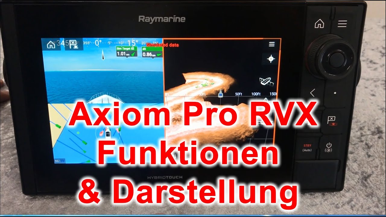 Raymarine Axiom Pro 9 RVX Funktionen und Seitendarstellung von Busse Yachtshop