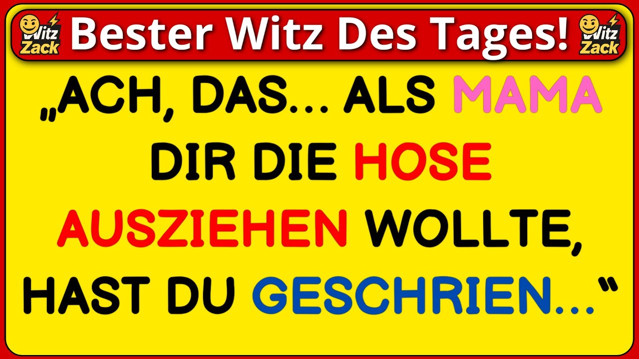 Bester Witz Des Tages! Ein Mann wacht morgens mit einem furchtbaren Kater auf...