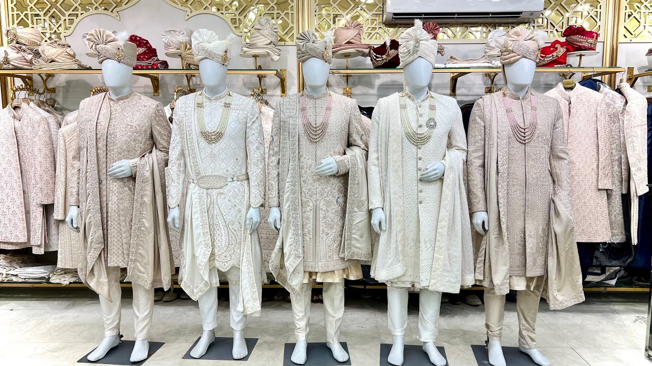 Complete Wedding Sherwani collection in Karol Bagh Delhi | GROOM SHERWANI