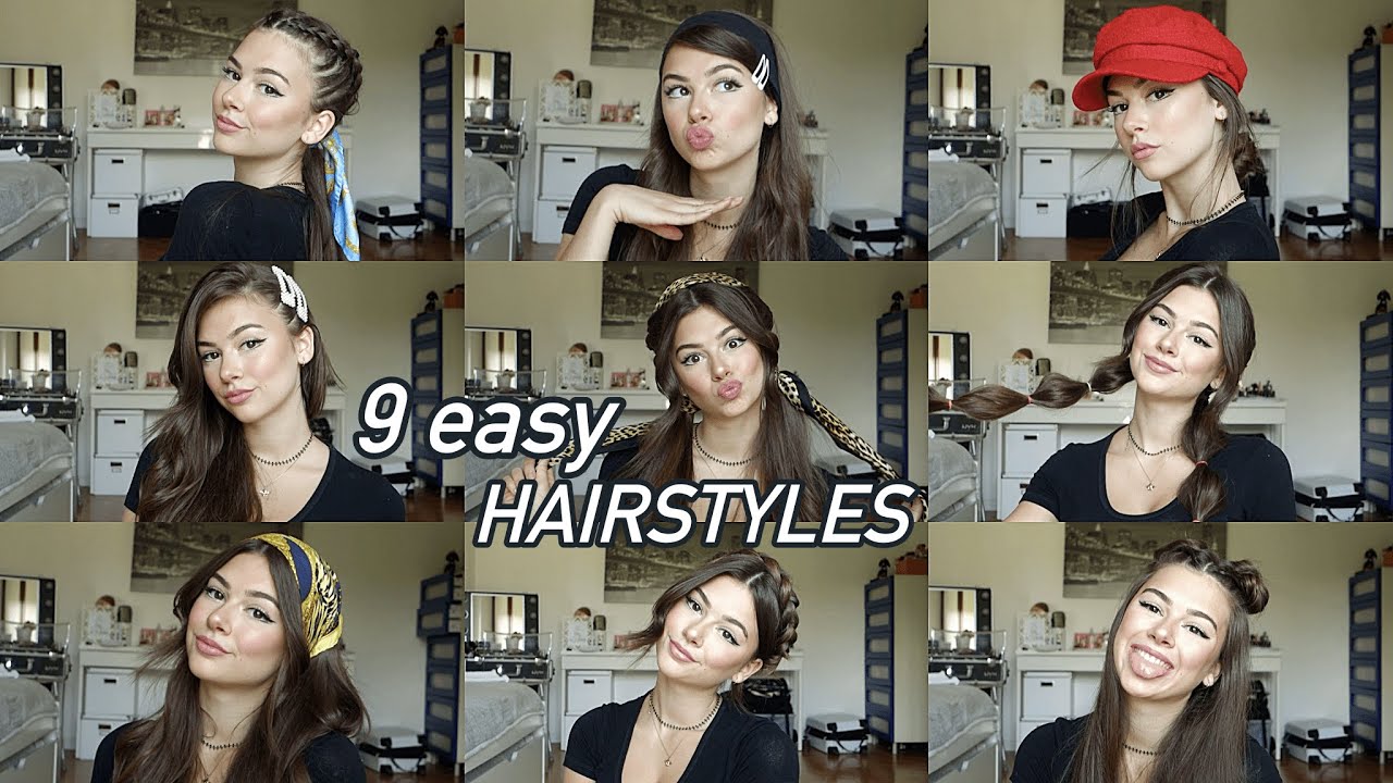 9 EASY SUMMER HAIRSTYLES  ♡ vittoria.miles