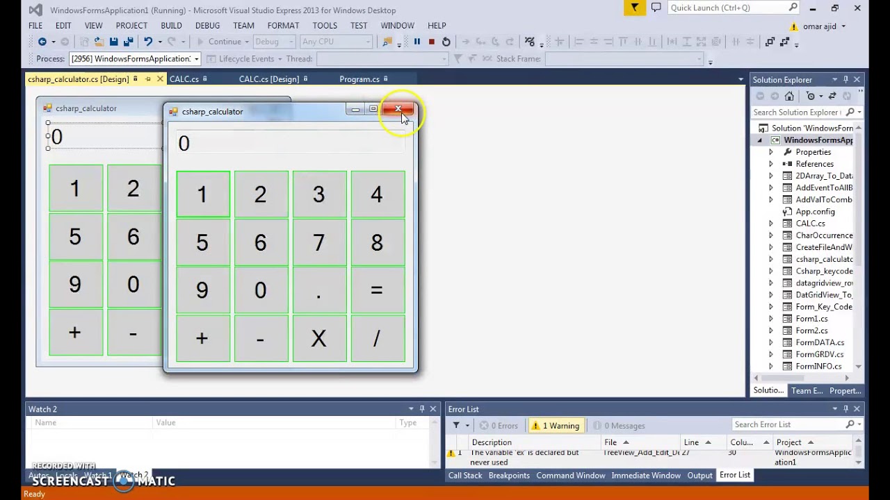 C# Calculator Full Tutiorial - Learn How To Make a Calculator App In C# (With Source Code)