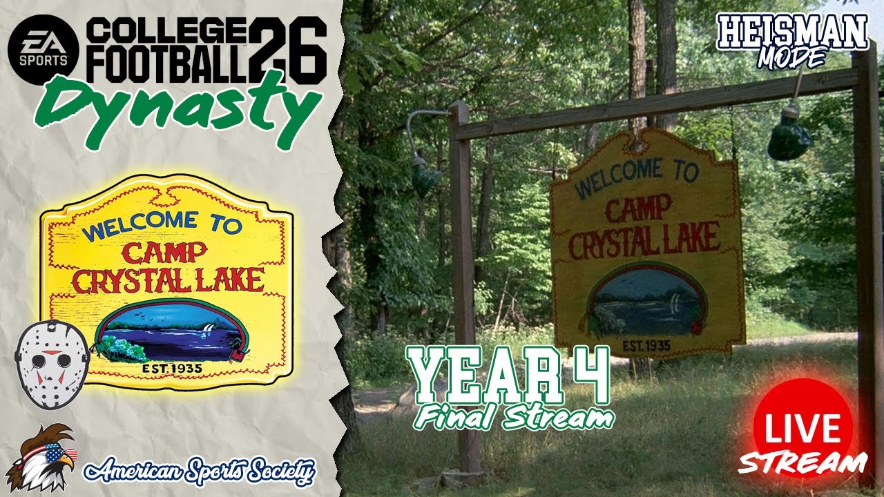 🏈Camp Crystal Lake FINAL STREAM | ACC Championship + Postseason |🏈CCL Dynasty LIVE STREAM🔴
