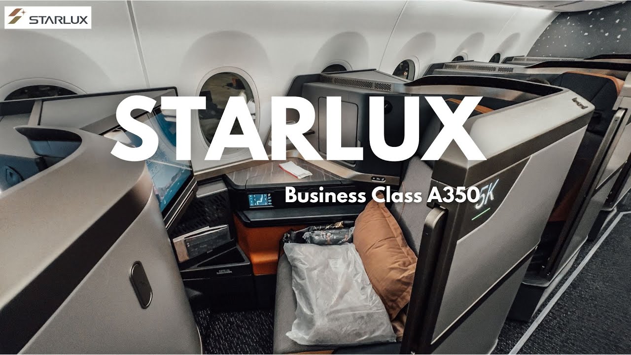World Best Business Class Starlux Airlines A350: Taipei To San Francisco - A Luxury Airline Review