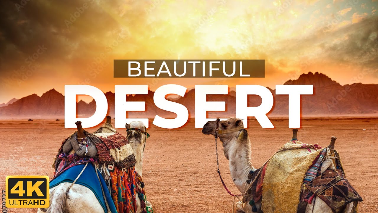 4K-Meditation in the Desert - With Relaxing Music
