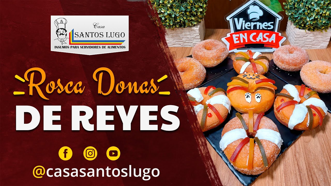 ROSCA DONAS DE REYES ⭐RECETA COMPLETA⭐
