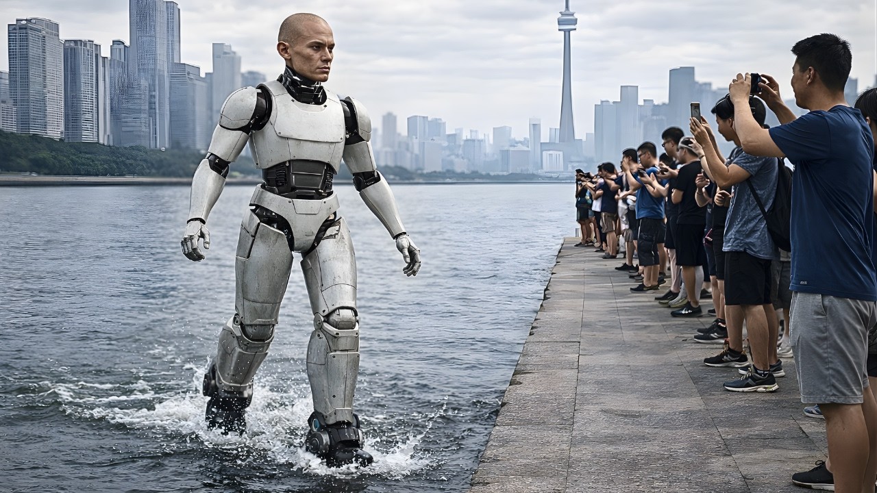 China’s SHOCKING New Shape Shifting AI Robot Walks on Water, Flies and Swims