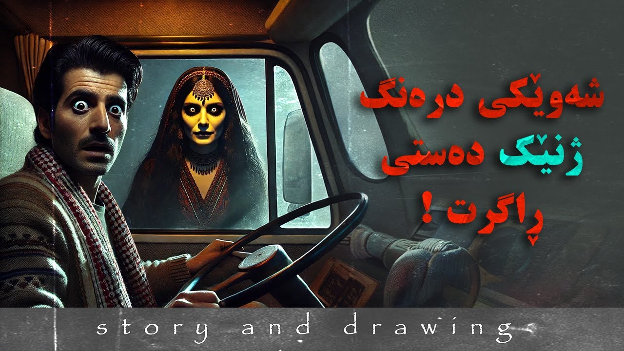 وێنەکێشان و چیرۆک : ئەو ژنەی شەوێک دەستی لێم ڕاگرت