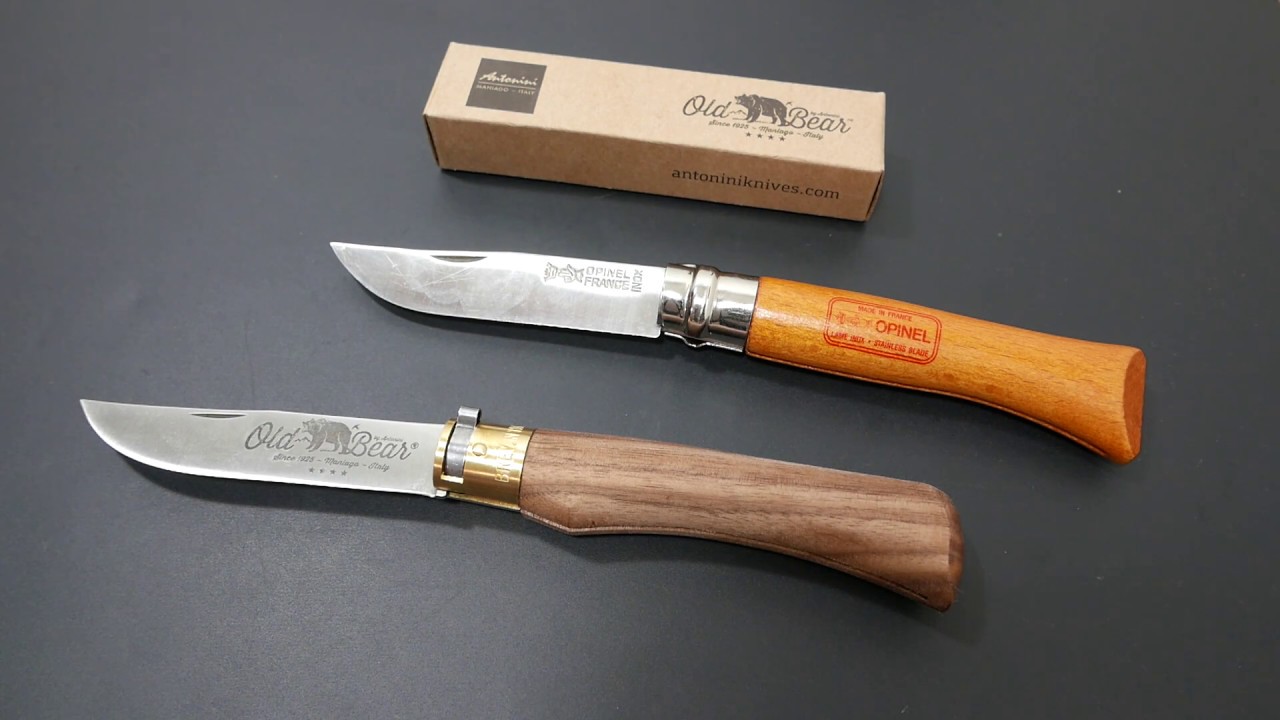 Old Bear XL - Antonini Tools aus Italien | Werkzeug im Opinel Style | auch gut für Camping und Essen
