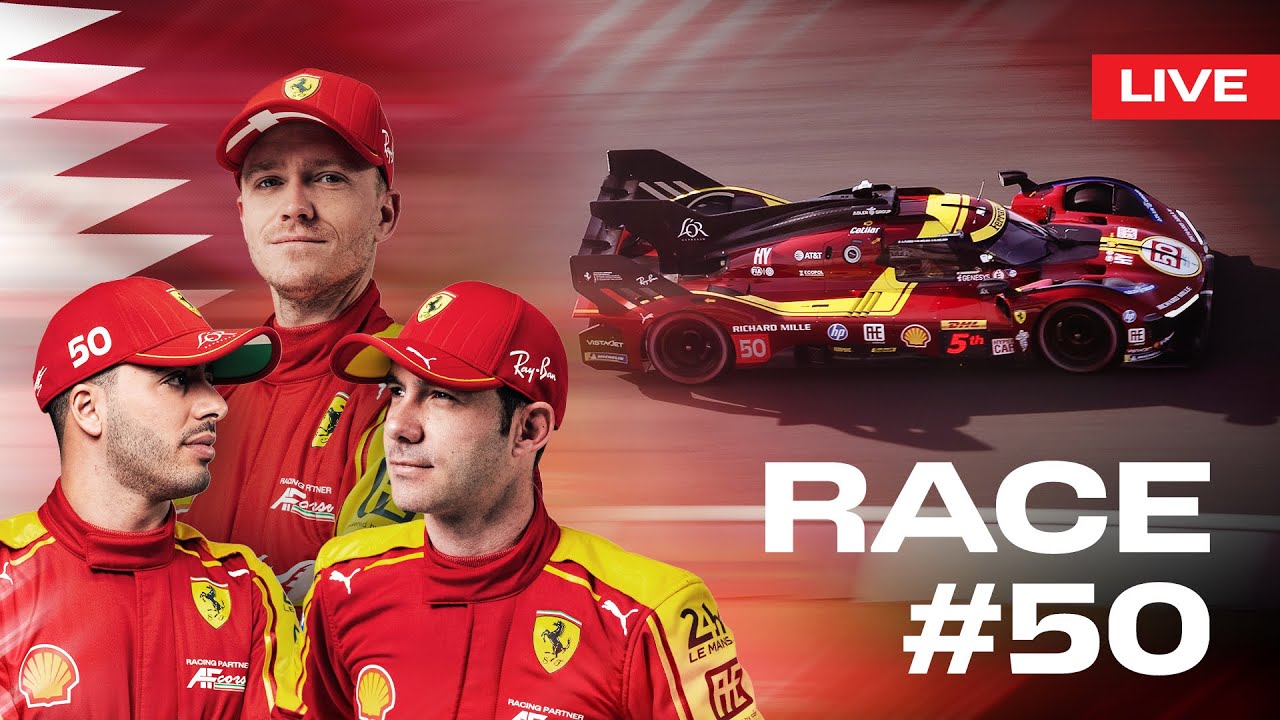 RACE LIVE Onboard Car #50 | Qatar 1812 KM | Ferrari Hypercar