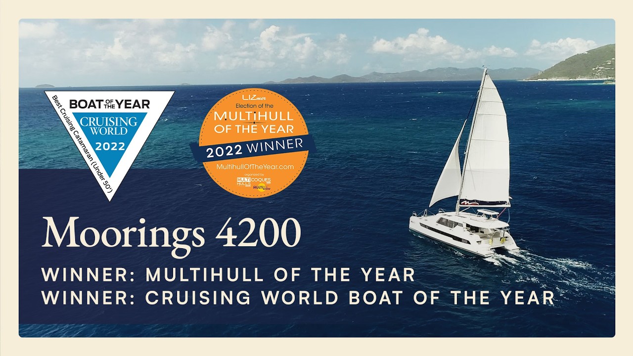 The Moorings 4200 | 4 Cabin Catamaran | 2022 Boat of the Year