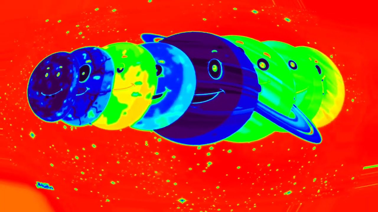 We Are The Planets With Visual Effects| The Planet Song 