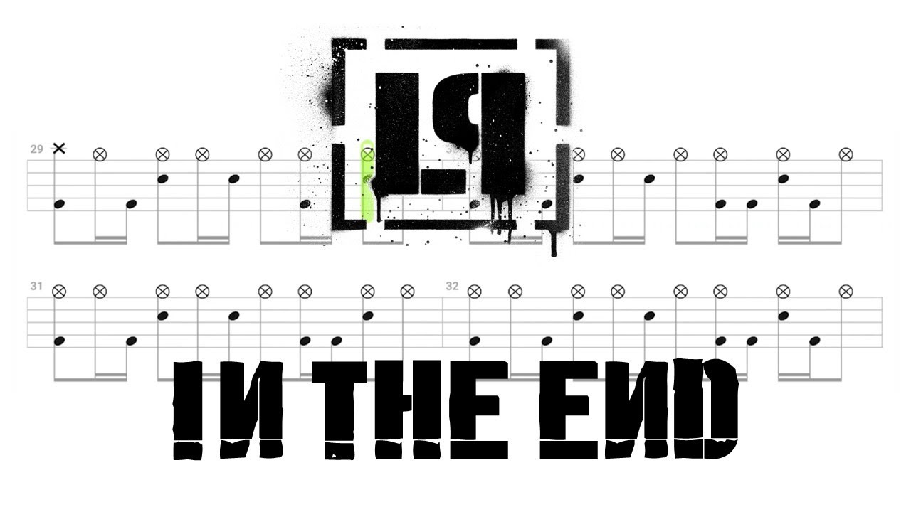 Linkin Park - In The End (🔴 Drum Notation | Tutorial) @chamisdrums Bass on @ChamisBass